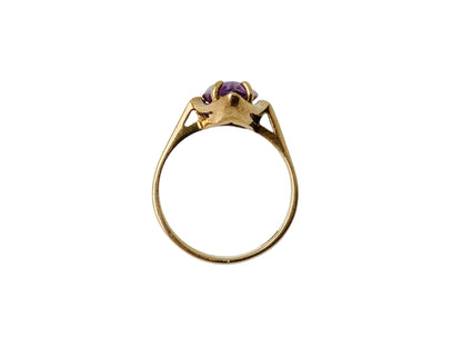 Vintage 9ct Gold Amethyst Ring