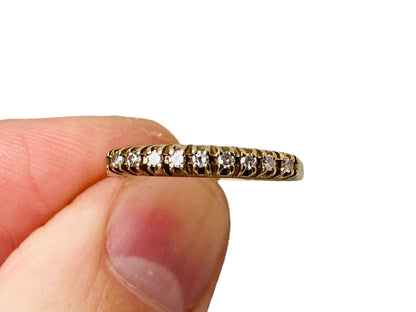 Vintage 9ct Gold Diamond Ring