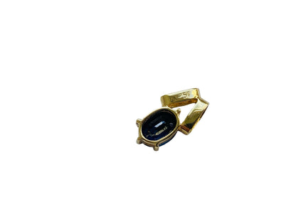18ct Gold Sapphire & Diamond Pendant