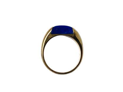 Vintage 9ct Gold Lapis Lazuli Ring