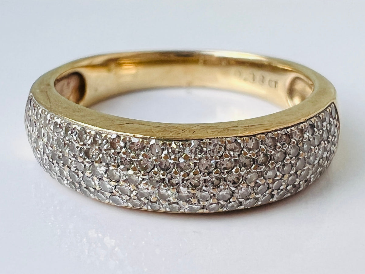 9ct Gold Diamond Ring