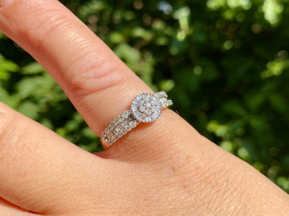 9ct Gold Diamond Ring