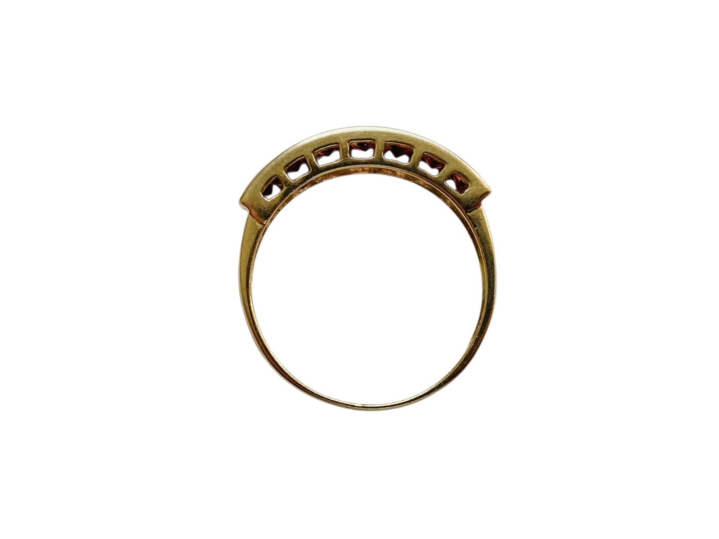9ct Gold Red Quartz Ring