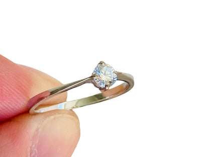 9ct Gold Diamond Solitaire Ring