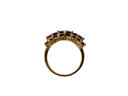 9ct Gold Rhodolite Garnet Ring