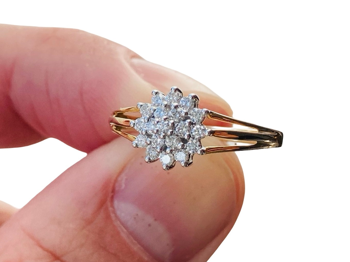 9ct Gold Diamond Ring