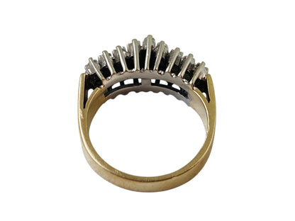 Vintage 9ct Gold Diamond Ring