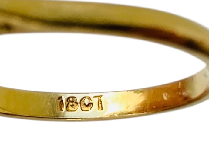 Vintage 18ct Gold Diamond Ring