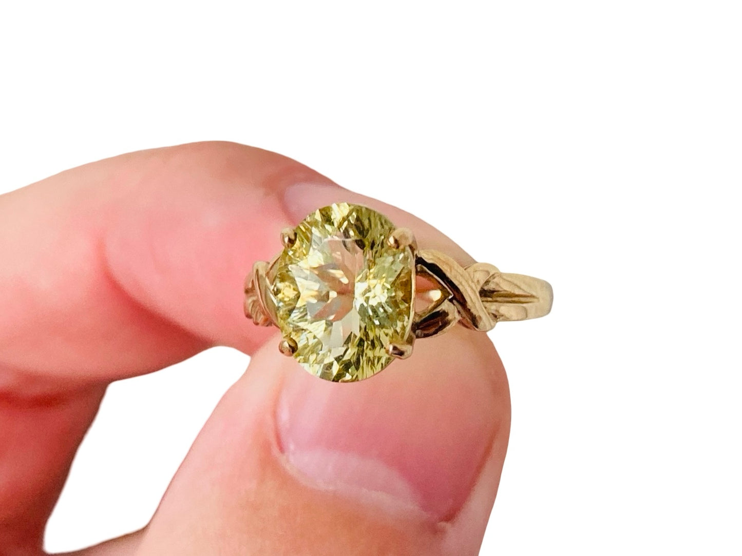 9ct Gold Lemon Quartz Ring