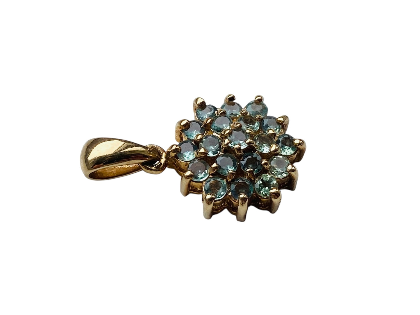 9ct Gold Beryl Pendant
