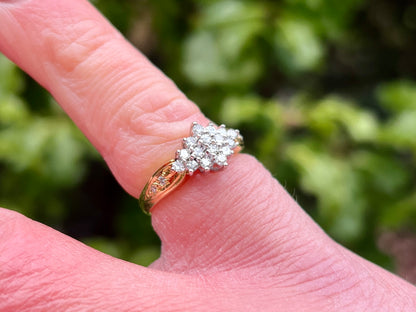 Vintage 18ct Gold Diamond Ring