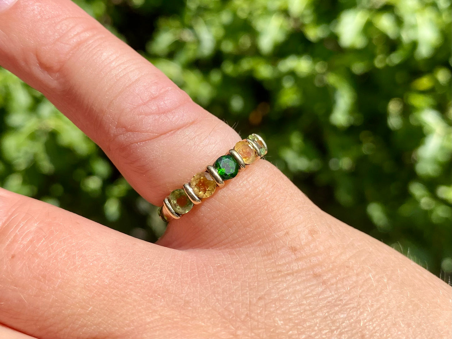 9ct Gold Multi-Gemstone Ring