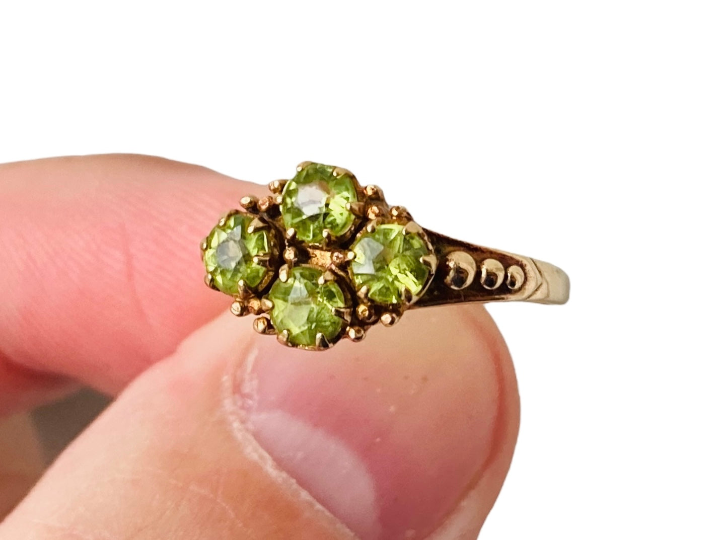 Vintage 9ct Gold Peridot Ring
