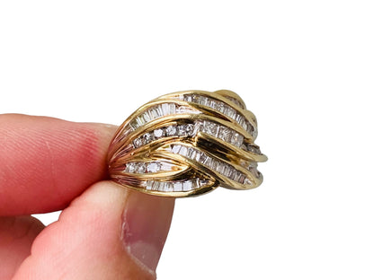 9ct Gold Diamond Ring