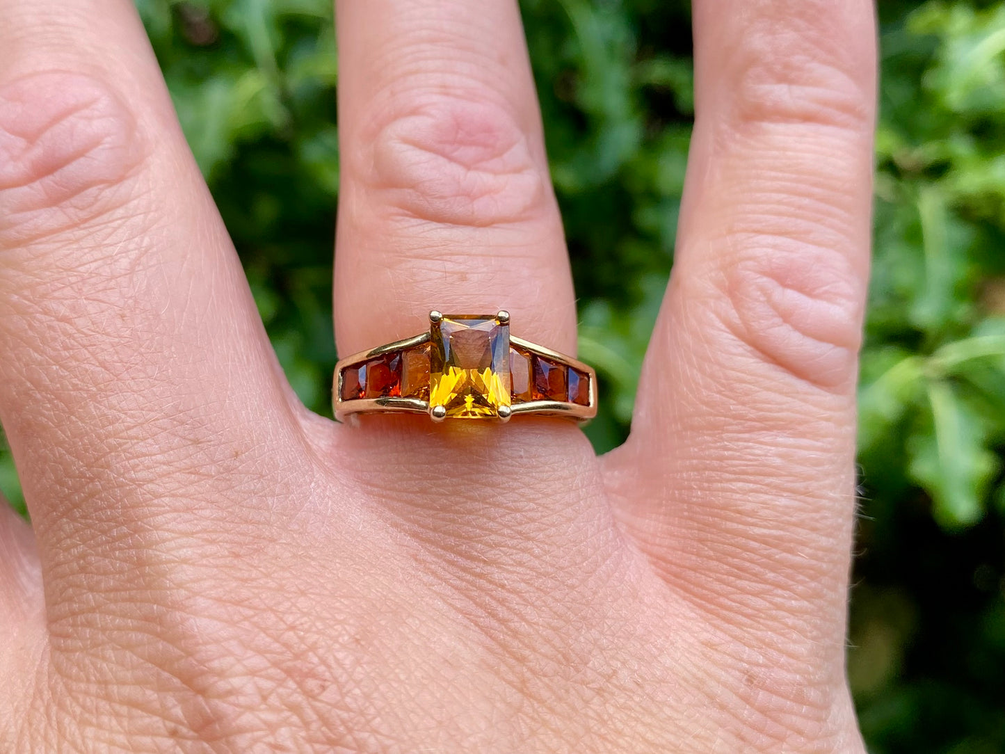 9ct Gold Citrine Ring