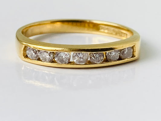 Vintage 18ct Gold Diamond Ring