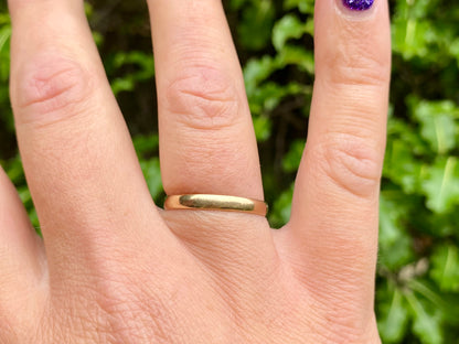 Vintage 9ct Gold Band Ring