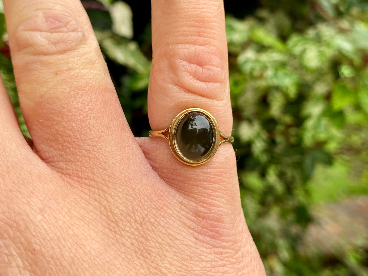 9ct Gold Moonstone Doublet Ring