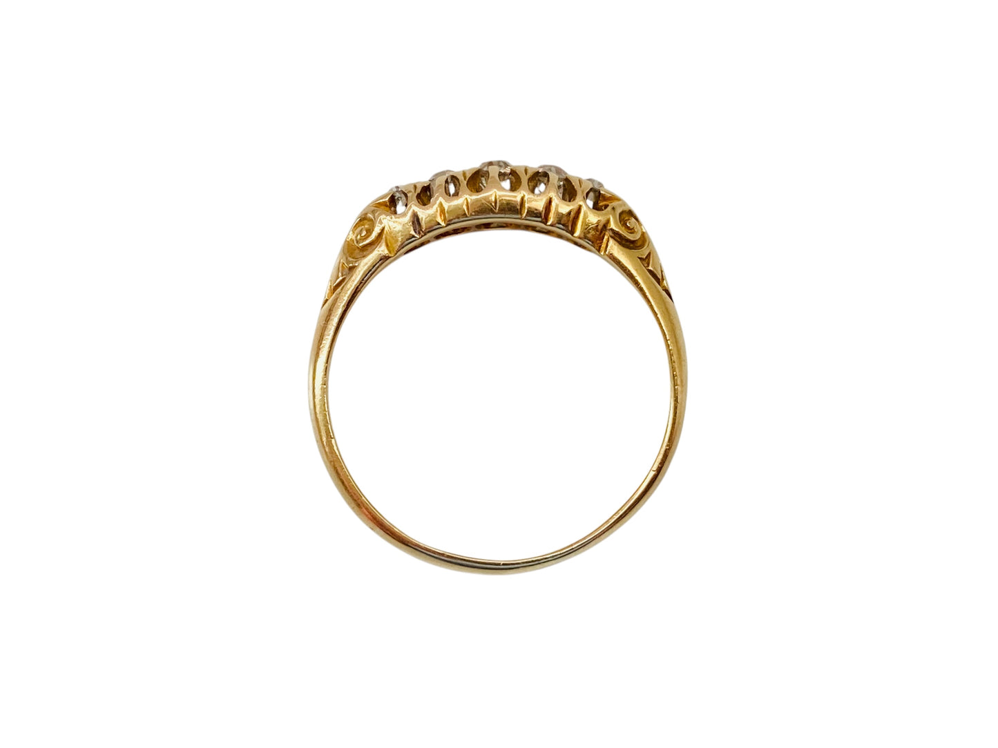 Antique 18ct Gold Diamond Ring