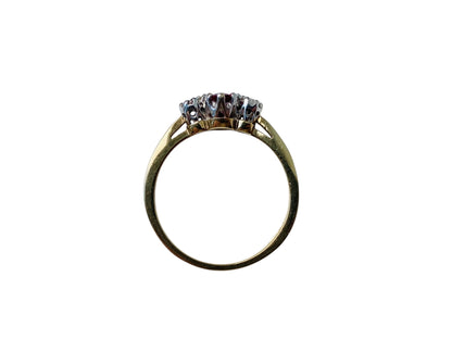 9ct Gold Pink Tourmaline & Diamond Ring
