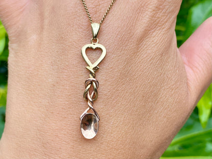 9ct Gold Clogau Lovespoon Pendant with Necklace