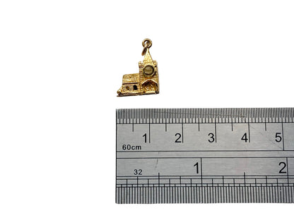 Vintage 9ct Gold Church Stanhope Lens Charm or Pendant