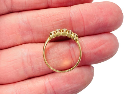 Antique 18ct Gold Five-Stone Diamond Ring