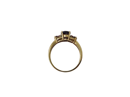 9ct Gold Ruby & Pink Tourmaline Ring