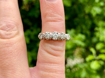 Vintage 9ct Gold Diamond Ring