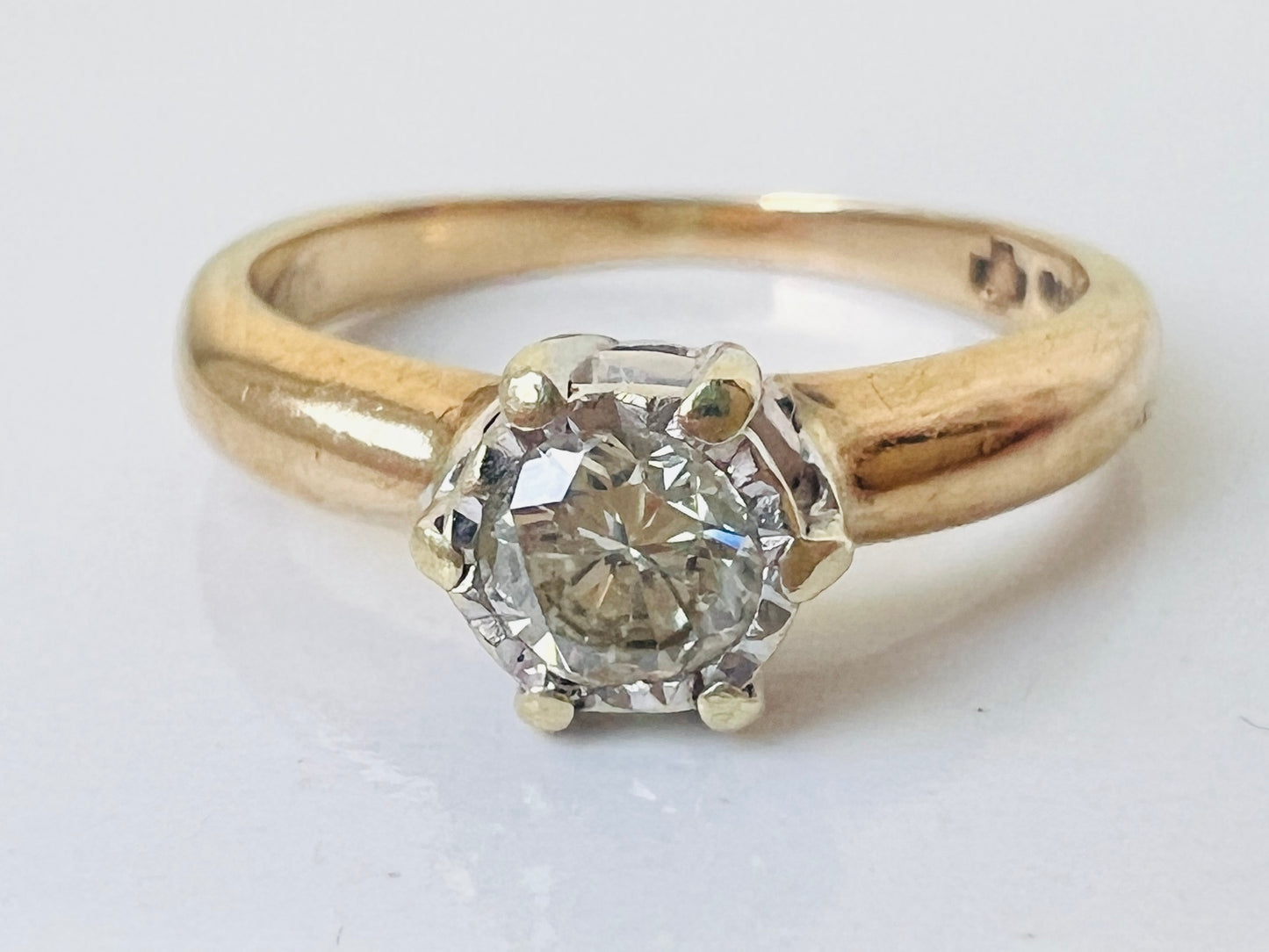 9ct Gold Diamond 0.30ct Solitaire Ring
