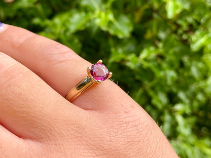 9ct Gold Pink Sapphire Ring