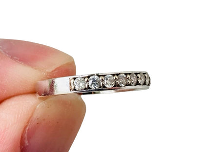 9ct Gold Eleven-Stone Diamond Ring