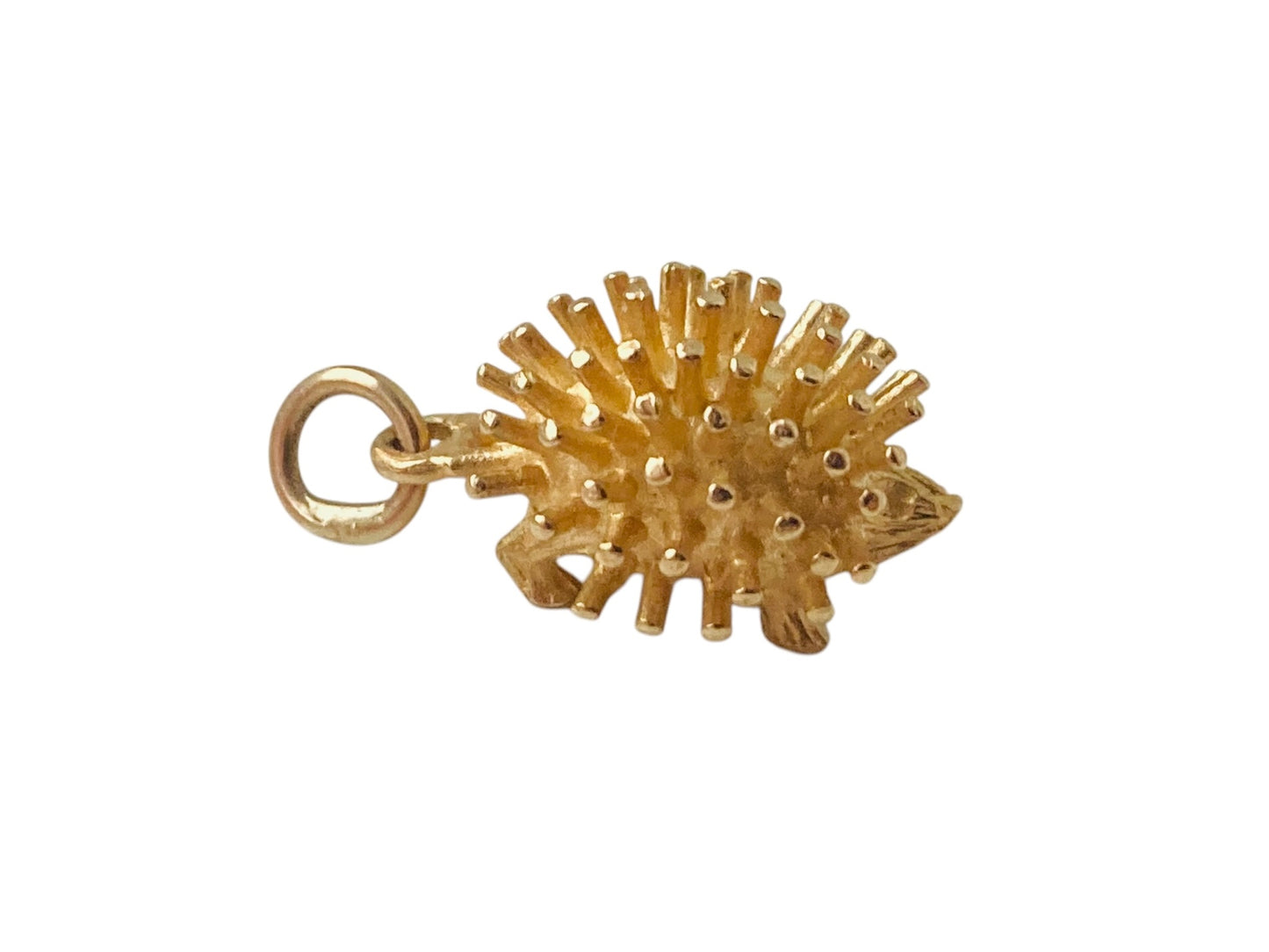 Vintage 9ct Gold Hedgehog Pendant or Charm