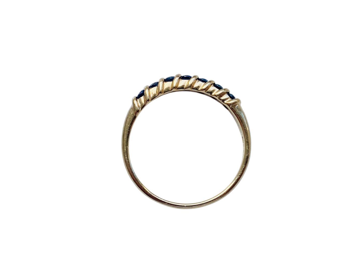 9ct Gold Sapphire Stacking Ring