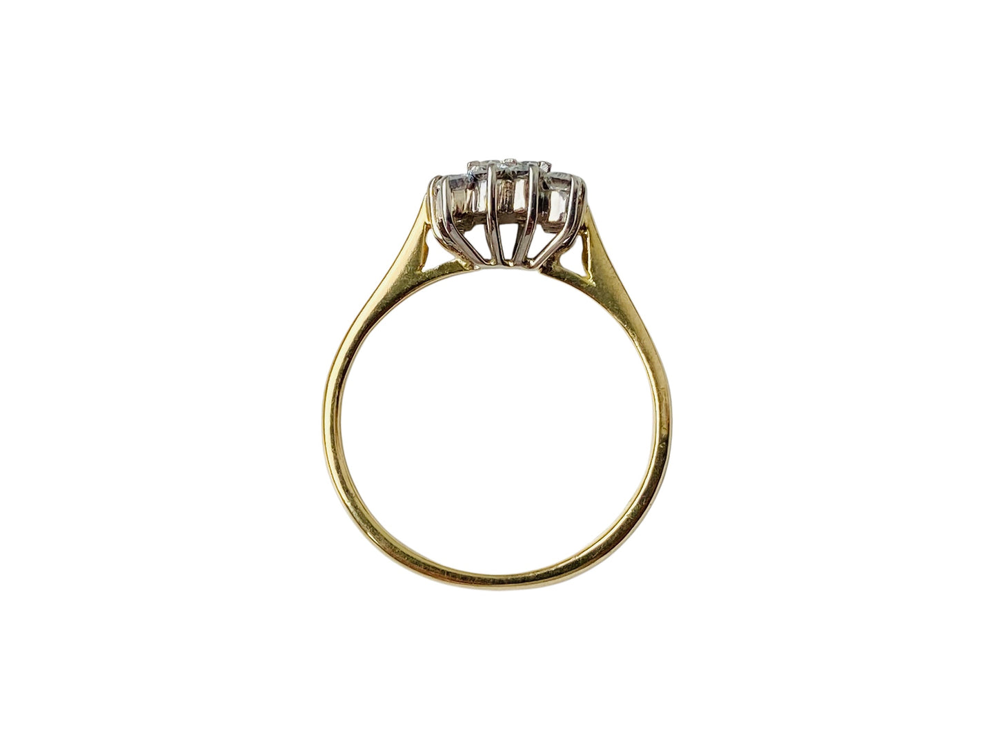 18ct Gold Diamond Cluster Ring