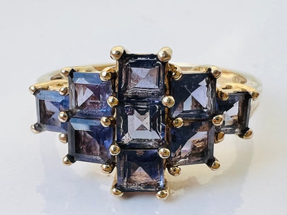 9ct Gold Iolite Ring