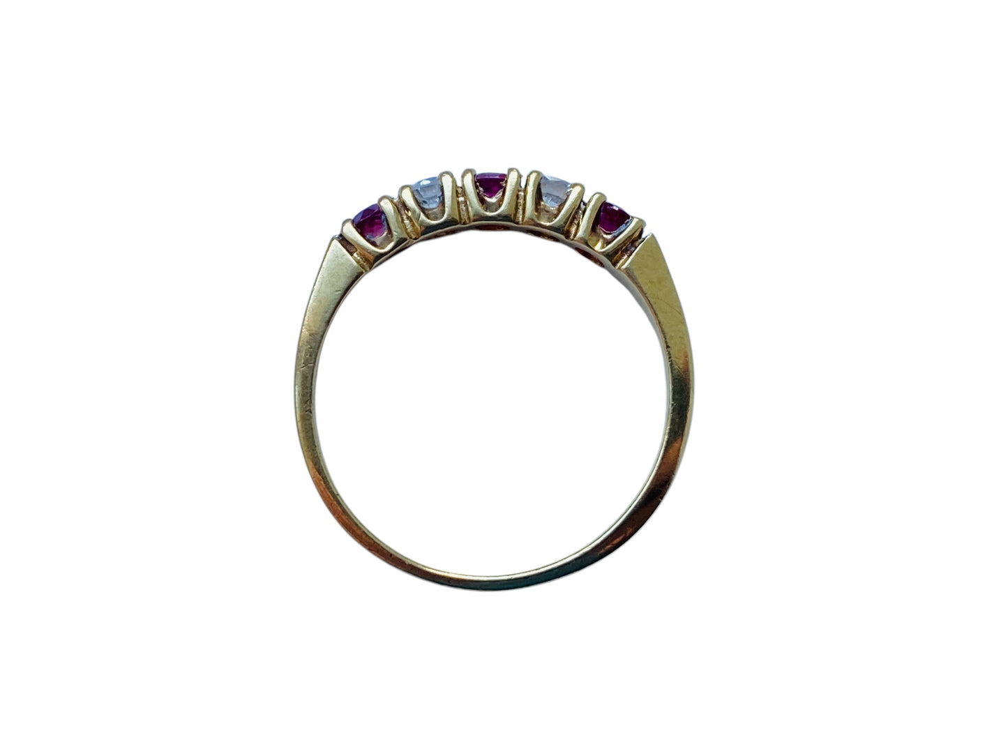 Vintage 18ct Gold Ruby & Diamond Ring