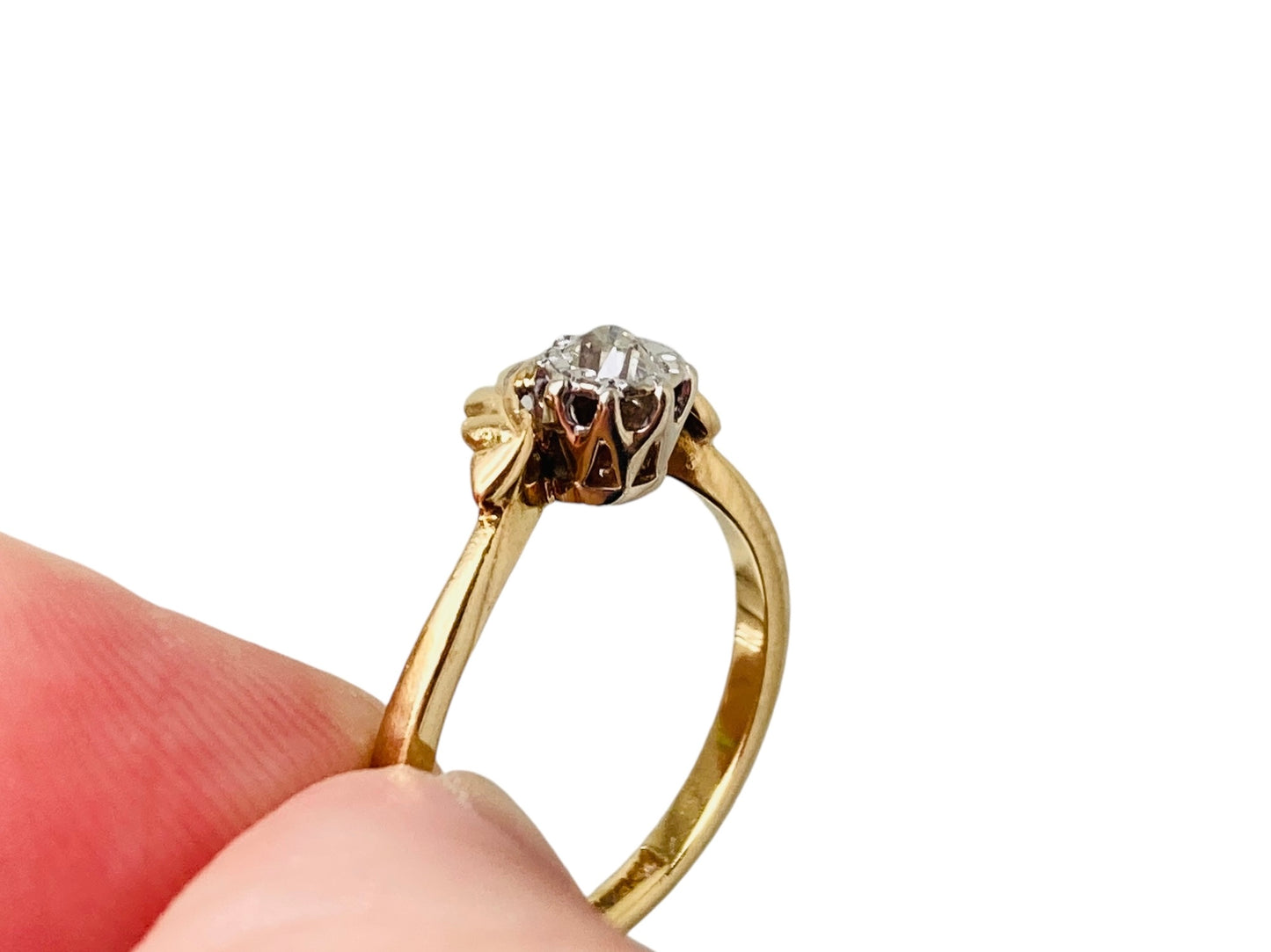 Antique 18ct Gold Diamond Ring