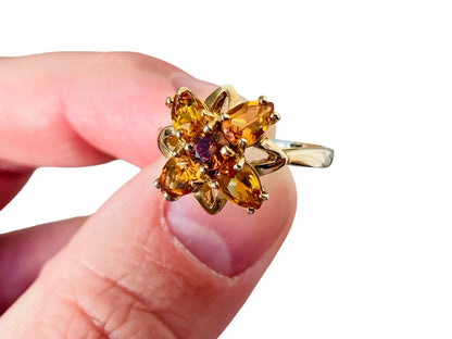 9ct Gold Citrine Ring