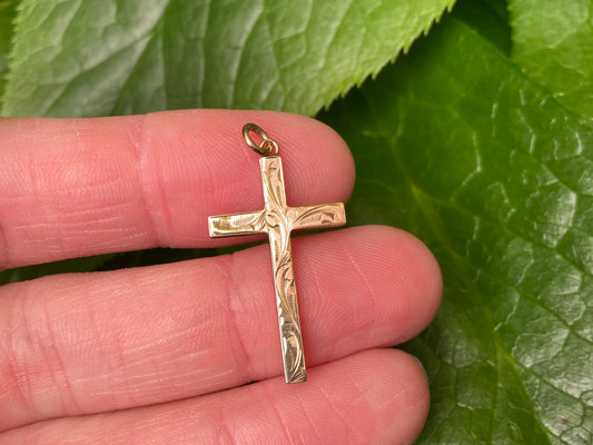 9ct Gold Cross Pendant