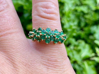 9ct Gold Emerald Ring