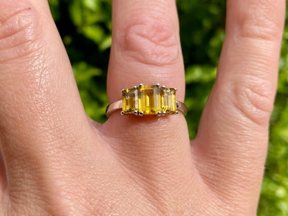9ct Gold Citrine Ring