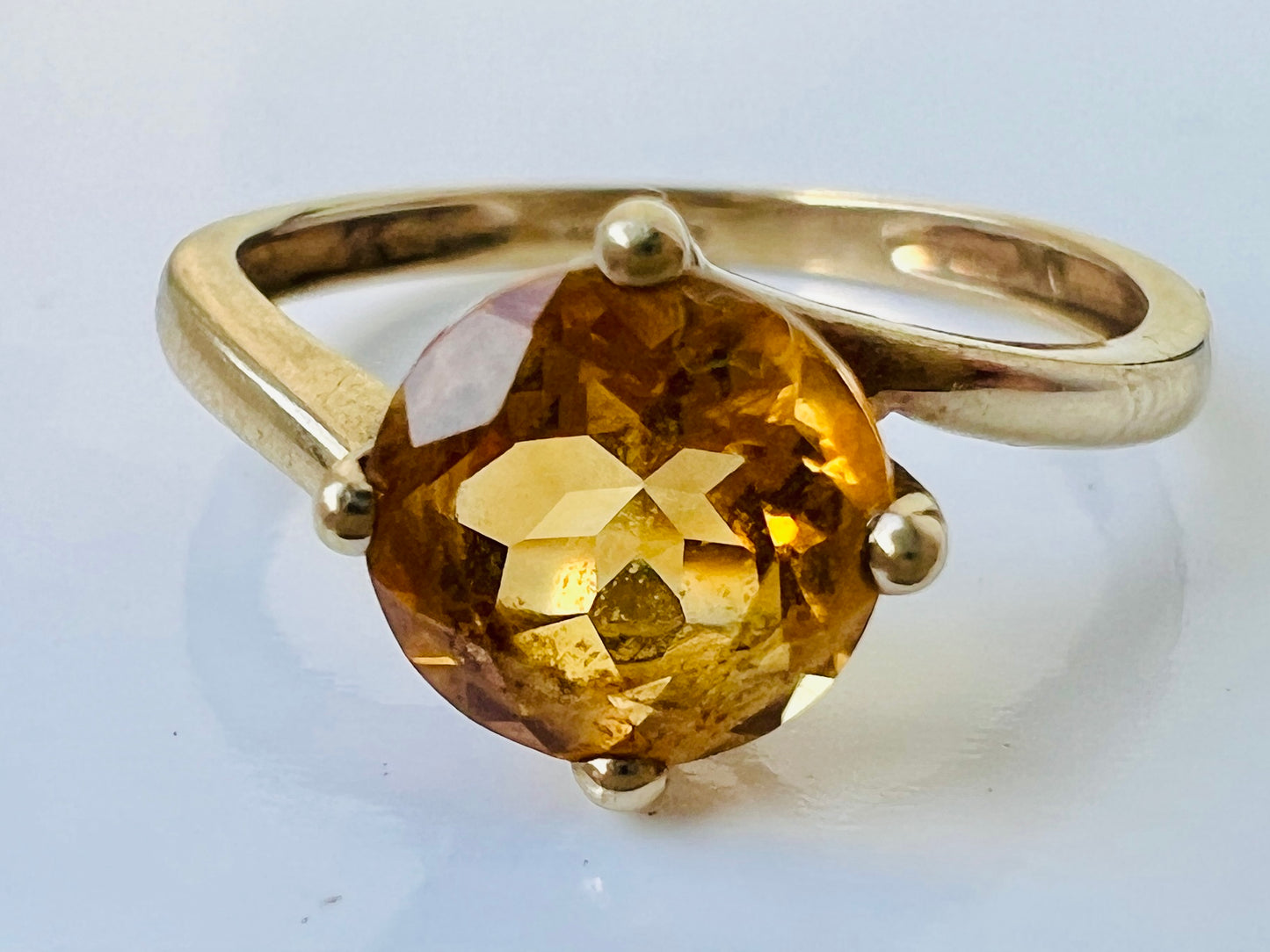 9ct Gold Citrine Ring