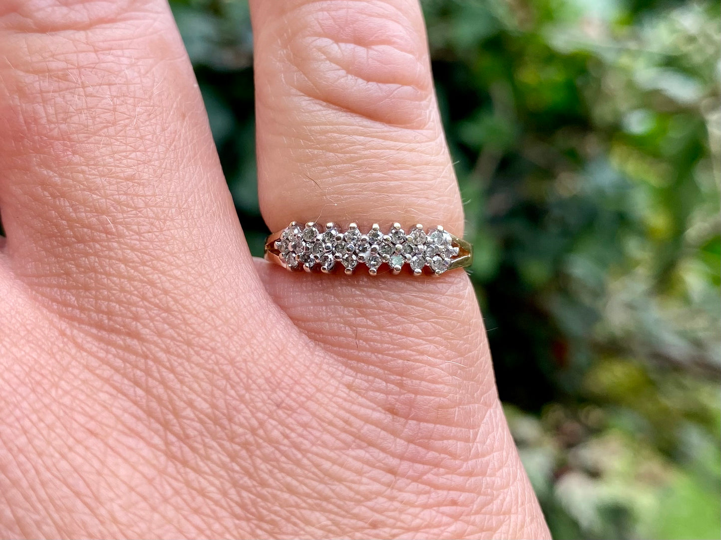 9ct Gold Diamond Ring