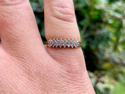 9ct Gold Diamond Ring