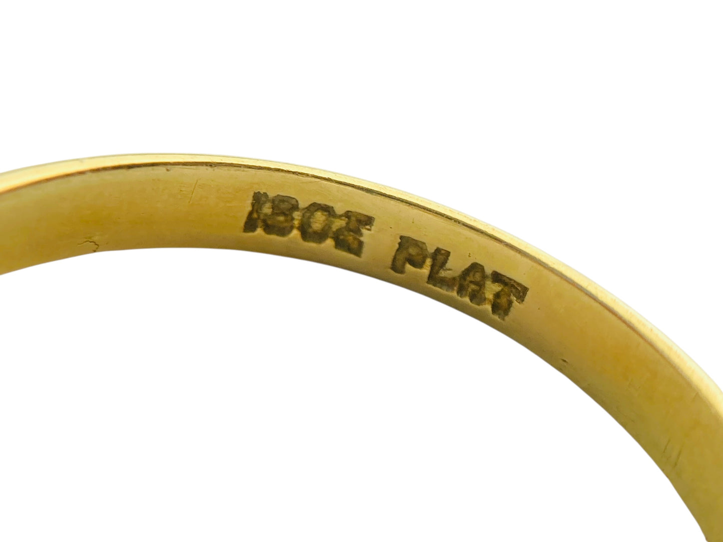 Vintage 18ct Gold Three-Stone Diamond Ring