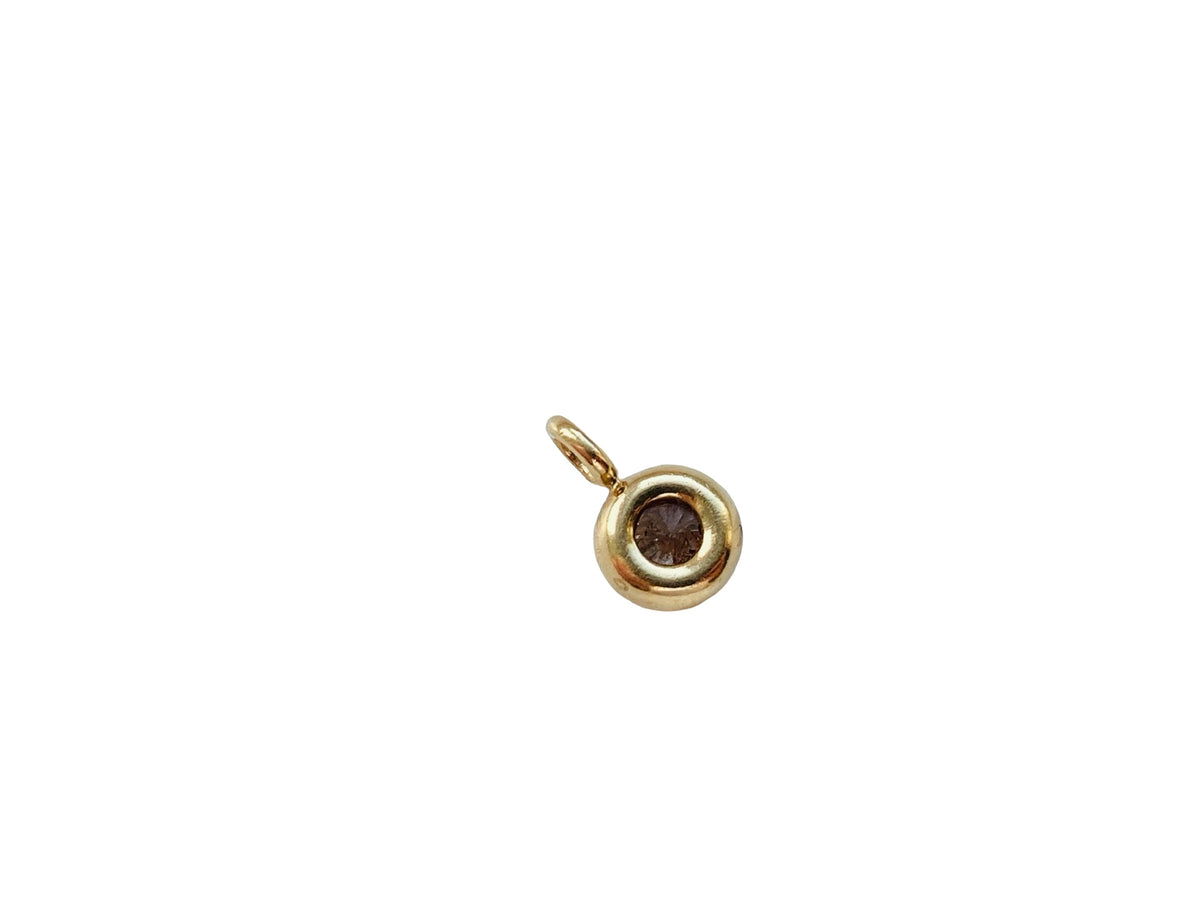 9ct Gold Diamond Solitaire Pendant