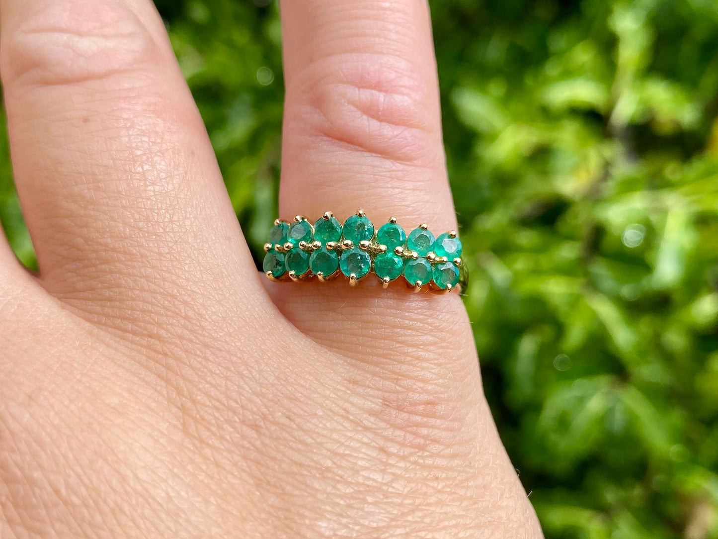 9ct Gold Emerald Ring