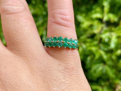 9ct Gold Emerald Ring