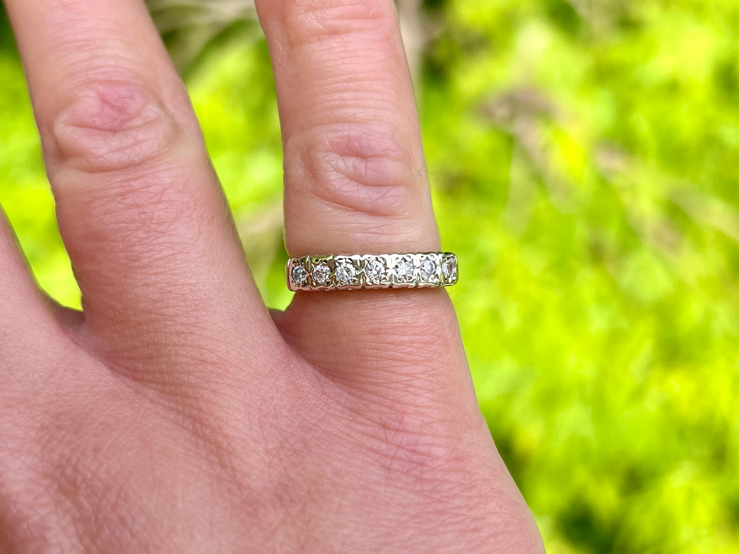 9ct Gold Diamond Ring